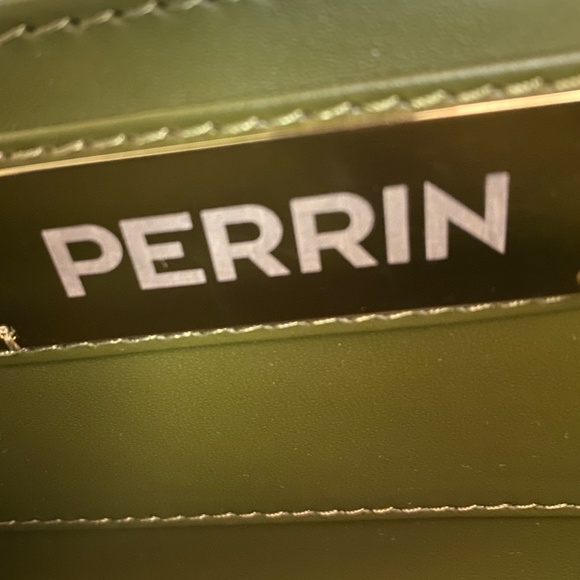 Perrin Paris Jungle Green Le Cabriolet Glove Clutch Bag Limited Edition … - Picture 8 of 16